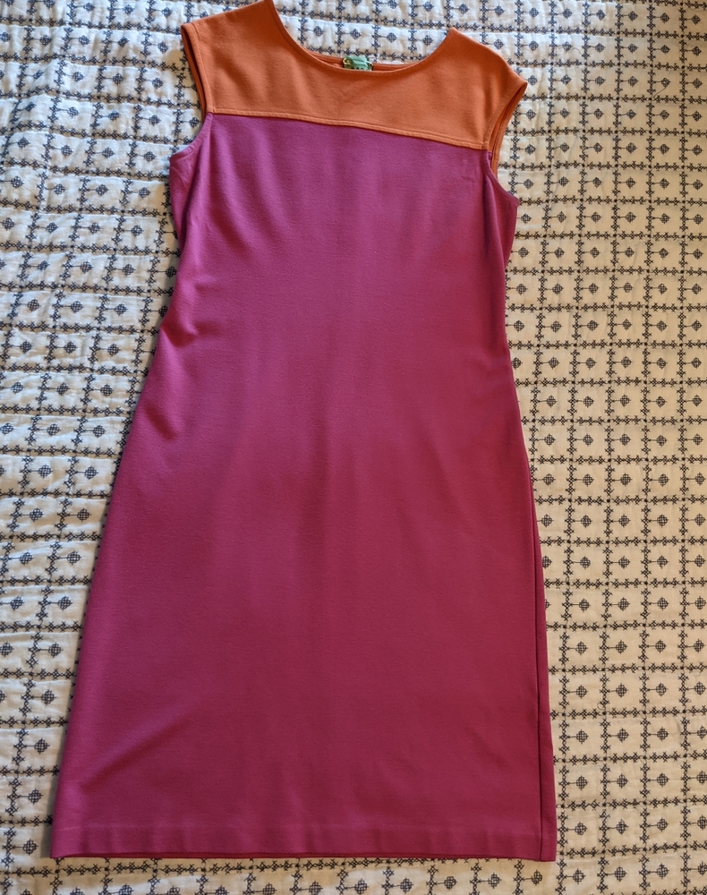 Talbots Color Block Mod Dress